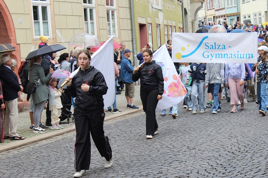 Festumzug zum 214. Brunnenfest in Bad Langensalza