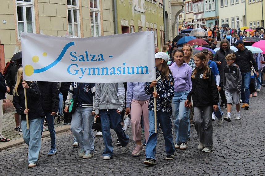 Festumzug zum 214. Brunnenfest in Bad Langensalza