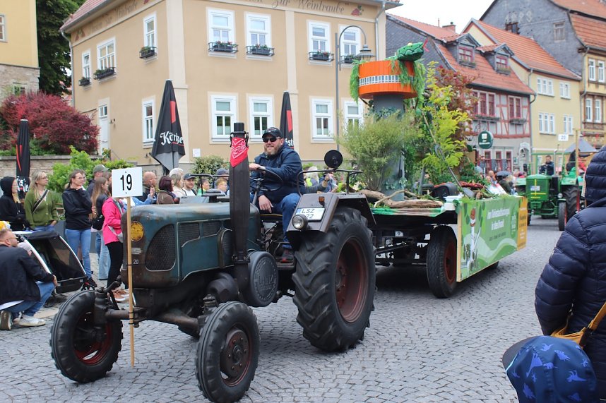 Festumzug zum 214. Brunnenfest in Bad Langensalza