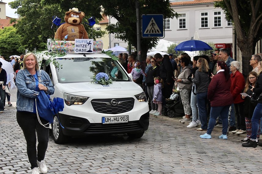 Festumzug zum 214. Brunnenfest in Bad Langensalza