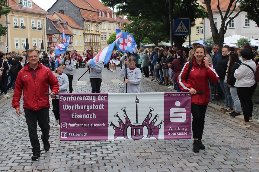 Festumzug zum 214. Brunnenfest in Bad Langensalza