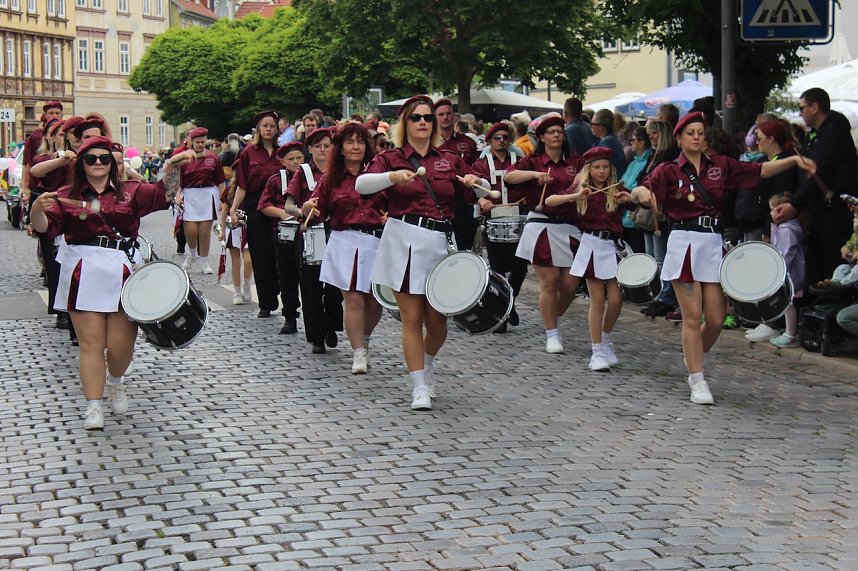 Festumzug zum 214. Brunnenfest in Bad Langensalza