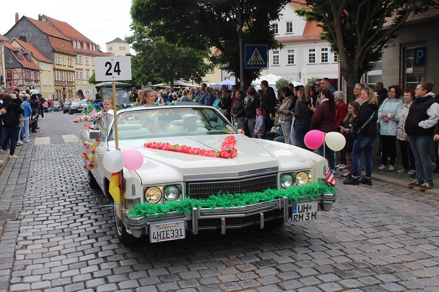 Festumzug zum 214. Brunnenfest in Bad Langensalza