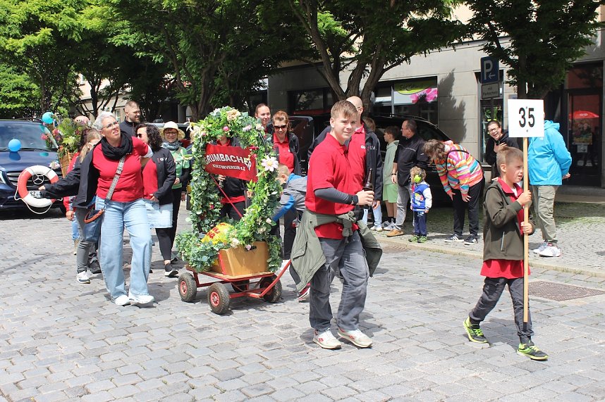 Festumzug zum 214. Brunnenfest in Bad Langensalza
