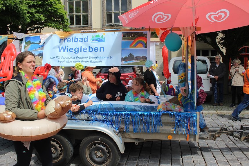 Festumzug zum 214. Brunnenfest in Bad Langensalza