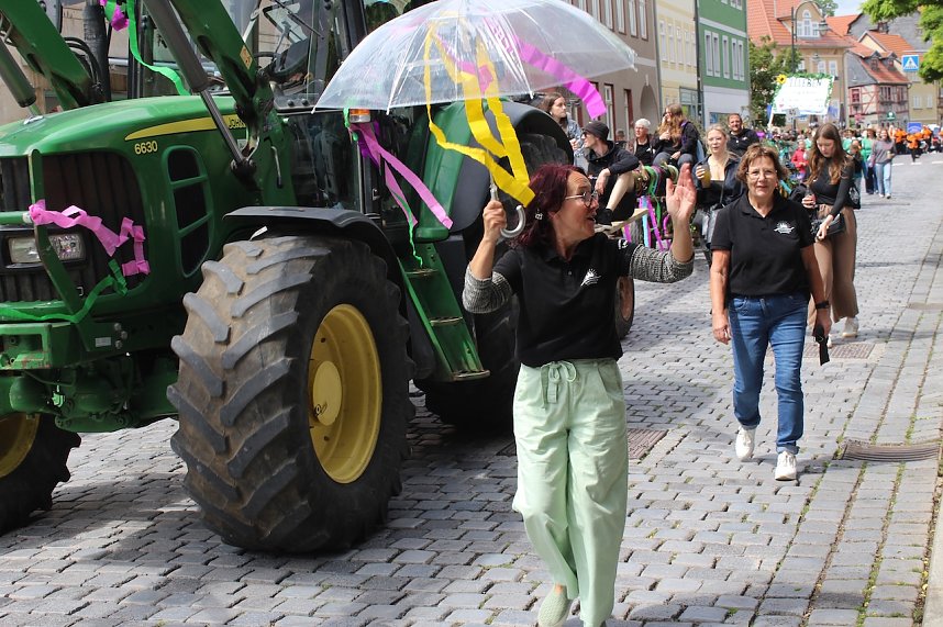 Festumzug zum 214. Brunnenfest in Bad Langensalza