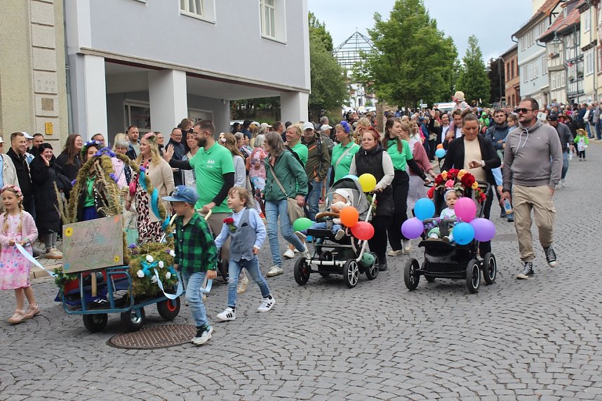 Festumzug zum 214. Brunnenfest in Bad Langensalza