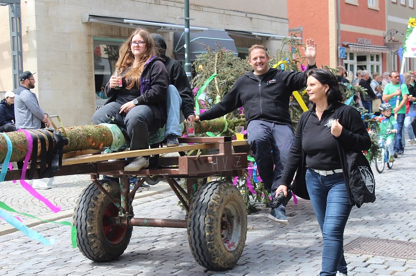 Festumzug zum 214. Brunnenfest in Bad Langensalza