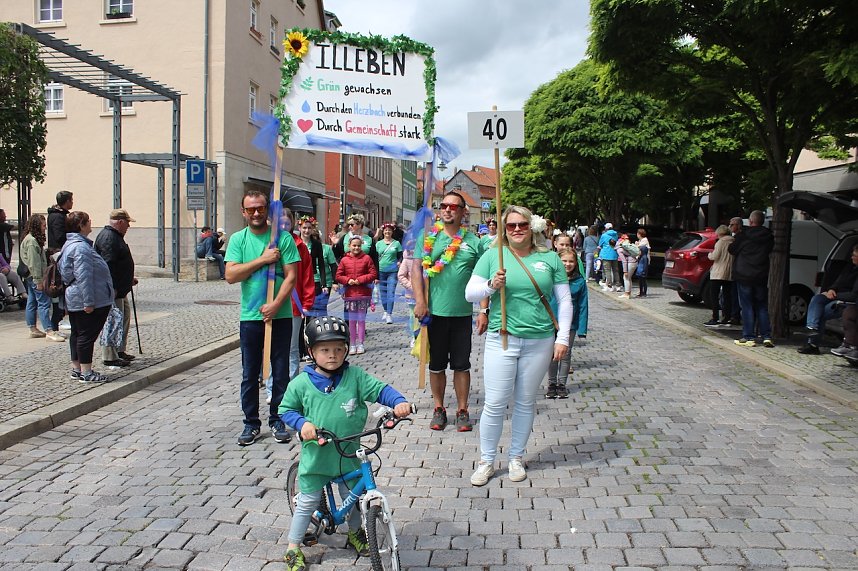 Festumzug zum 214. Brunnenfest in Bad Langensalza