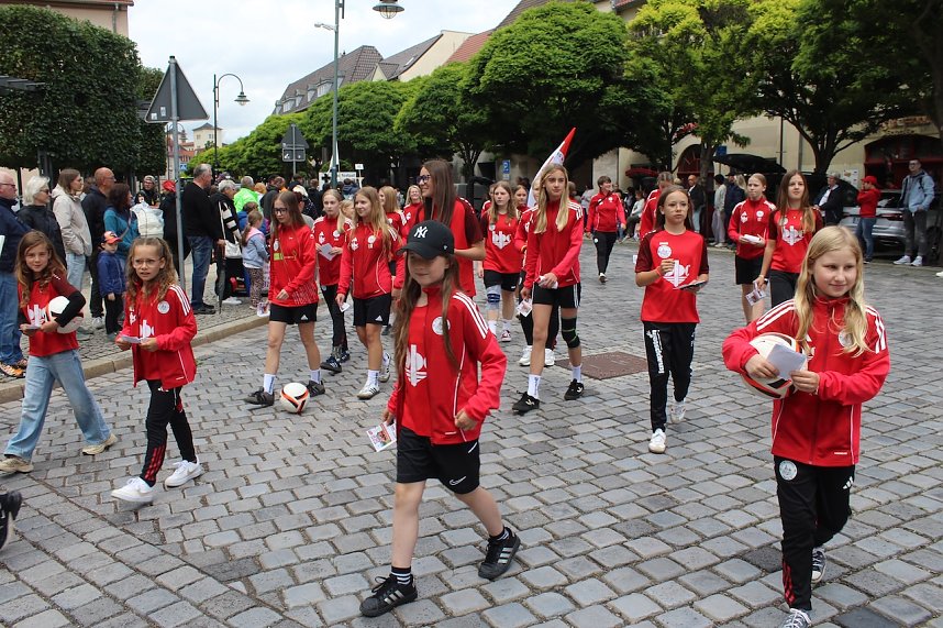 Festumzug zum 214. Brunnenfest in Bad Langensalza