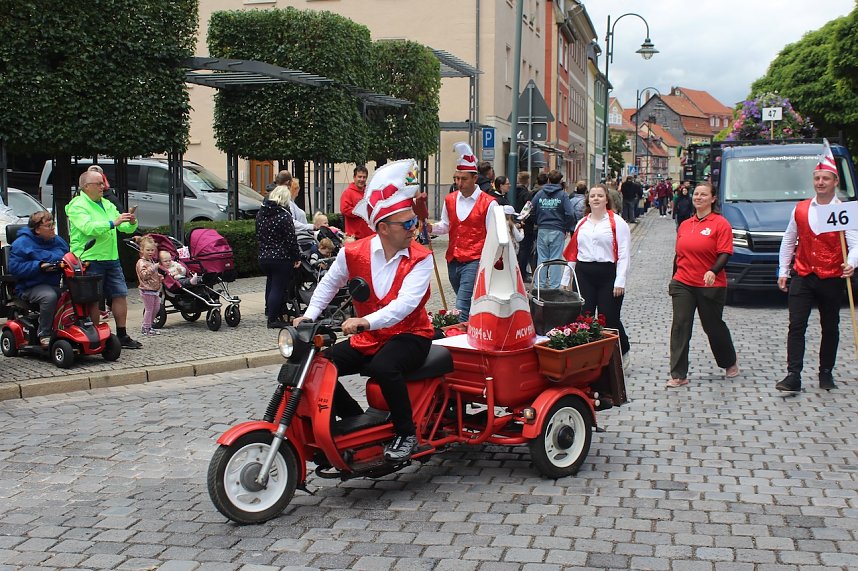 Festumzug zum 214. Brunnenfest in Bad Langensalza