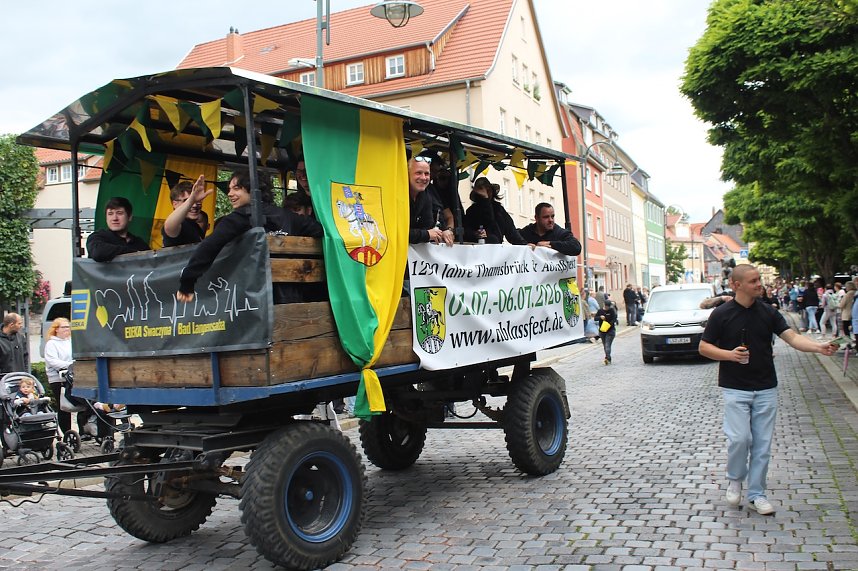 Festumzug zum 214. Brunnenfest in Bad Langensalza