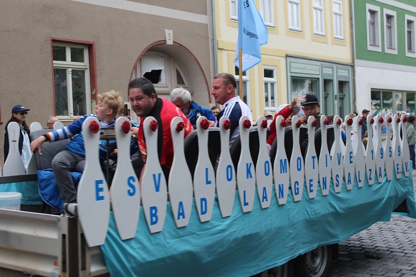 Festumzug zum 214. Brunnenfest in Bad Langensalza