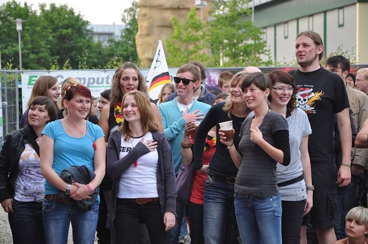 Public Viewing auf den Petersberg