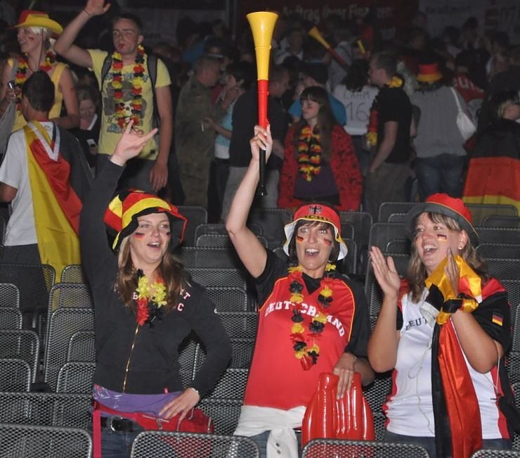 Public Viewing auf den Petersberg