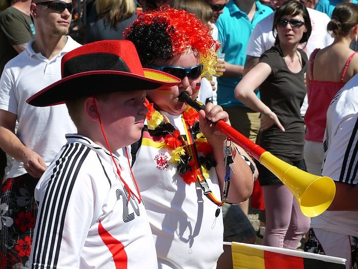 WM-Stimmung auf dem Berg