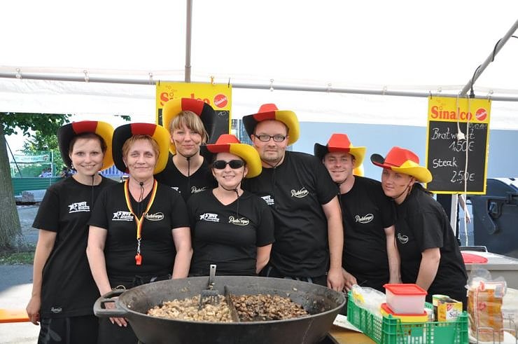 Public Viewing auf den Petersberg