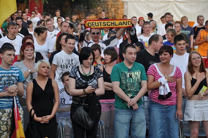 Public Viewing auf den Petersberg